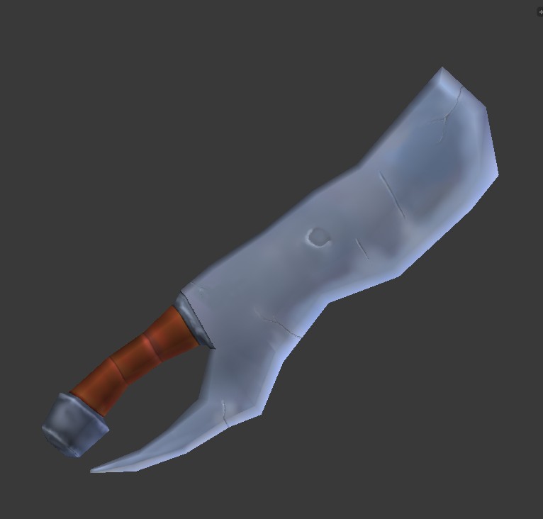 Low Poly Iron Cleaver preview image 1